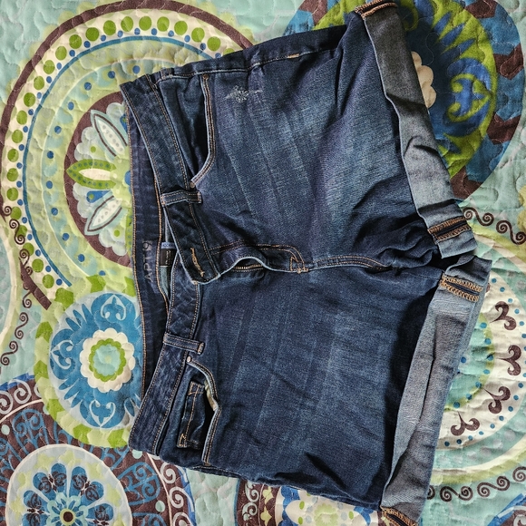 Womens Apt 9 Denim Blue Women's Shorts - Picture 3 of 9